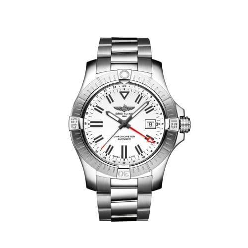 Breitling Breitling Avenger Automatic GMT 43 Stainless Steel / White / Bracelet