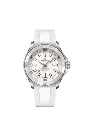 SuperOcean Automatic 42 Stainless Steel / White / Japan