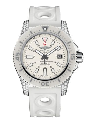 Breitling Breitling Superocean 44 Special Stainless Steel / Diamondworks / Hurricane White / Rubber