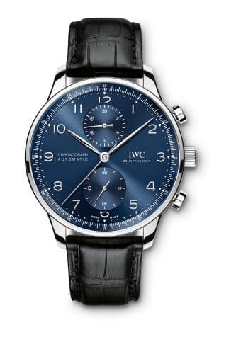 IWC IWC Portuguese Chrono-Automatic Stainless Steel / Blue