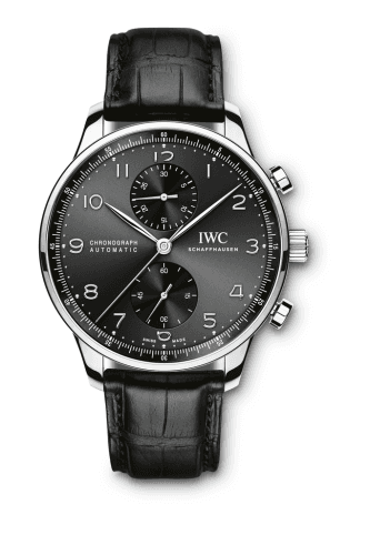 IWC IWC Portuguese Chrono-Automatic Stainless Steel / Black