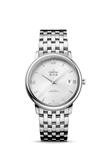 Omega Omega De Ville Prestige Co-Axial 36.8 Stainless Steel / Silver / Bracelet