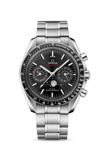 Speedmaster Moonphase Chronograph Master Chronometer Stainless Steel / Black / Bracelet