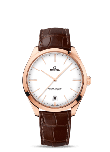 Omega Omega De Ville Trésor Master Co-Axial Sedna Gold / White Enamel