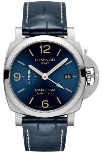 Panerai Panerai Luminor 1950 44 3 Days GMT Automatic Stainless Steel / Blue