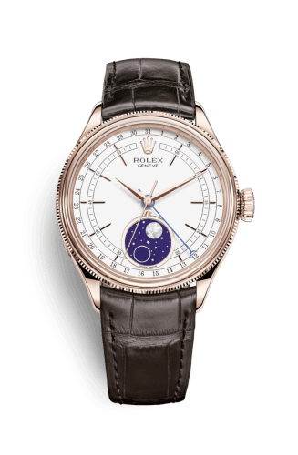 Rolex Rolex Cellini Moonphase Everose / White / Alligator
