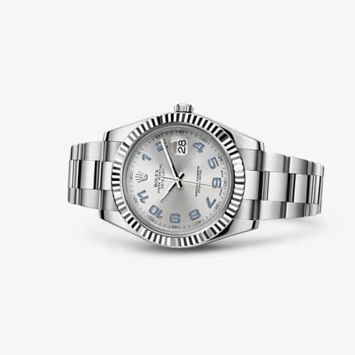 Rolex Rolex Datejust II Fluted Rhodium