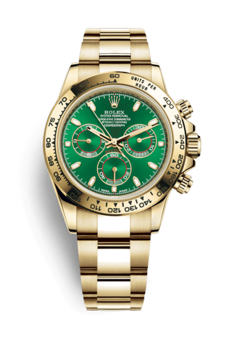 Cosmograph Daytona Yellow Gold / Green