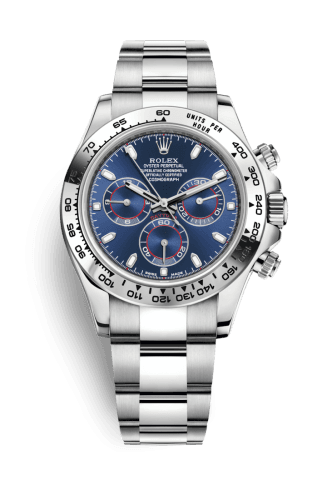 Cosmograph Daytona White Gold / Blue