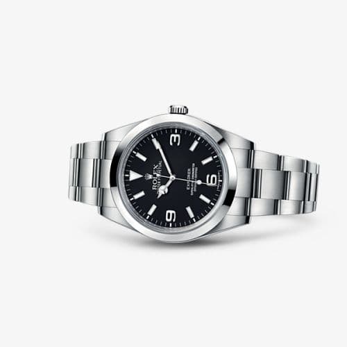 Explorer 39 / Stainless steel / Black