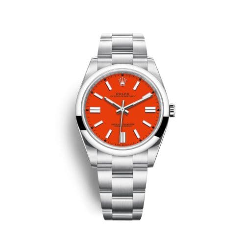 Rolex Rolex Oyster Perpetual 41 Stainless Steel / Red