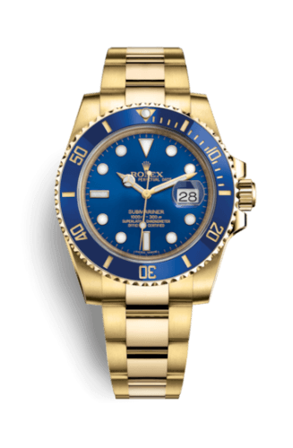 Submariner Date Yellow Gold / Blue