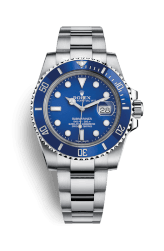 Submariner Date White Gold / Blue