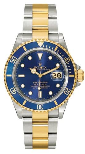 Rolex Rolex Submariner Date 16613 Blue Tritium