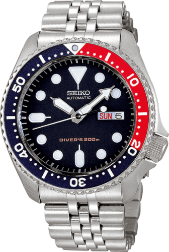 Seiko Seiko Seiko SKX009 Black / Stainless Steel