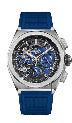 Zenith Zenith Defy El Primero 21 Titanium / Skeleton / Rubber