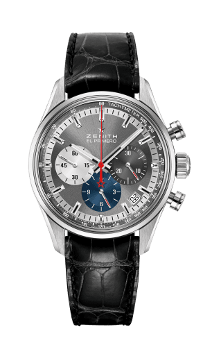 El Primero Chronomaster 38 Stainless Steel / Slate / Alligator