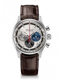 Zenith Zenith El Primero Chronomaster 38 Stainless Steel / Silver / Alligator
