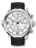 IWC Aquatimer Chronograph Stainless Steel / Silver / Rubber