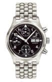 IWC Pilot's Watch Chronograph Stainless Steel / Black / English / Bracelet