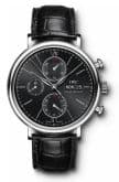 IWC Portofino Chronograph Stainless Steel / Black