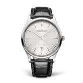 Jaeger-LeCoultre Master Ultra Thin Date Stainless Steel / Silver / Alligator