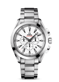 Omega Seamaster Aqua Terra 150M Co-Axial 44 Chronograph Stainless Steel / White / Bracelet