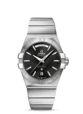 Omega Constellation Co-Axial 38 Day-Date Stainless Steel / Black