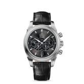 Omega De Ville Co-Axial 41 Chronograph 4 Counters Stainless Steel / Grey / Alligator