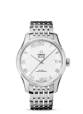 Omega De Ville Hour Vision Master Chronometer Stainless Steel / Silver / Bracelet