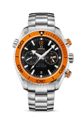 Omega Seamaster Planet Ocean 600M Co-Axial 45.5 Chronograph Stainless Steel / Orange / Bracelet