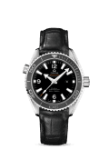 Omega Seamaster Planet Ocean 600M Co-Axial 37.5 Stainless Steel / Black / Alligator
