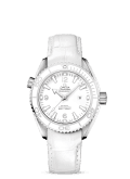 Omega Seamaster Planet Ocean 600M Co-Axial 37.5 Stainless Steel / White / Alligator