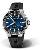 Aquis GMT 43.5 Stainless Steel / Blue / Rubber