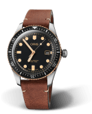 Divers Sixty-Five 42 Stainless Steel / Bronze / Black / Calf