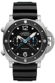 Panerai Luminor Submersible 47 3 Days Chrono Flyback Automatic Titanium / Ceramic / Black