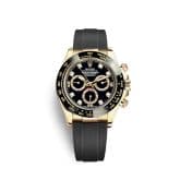 Rolex Cosmograph Daytona Yellow Gold / Cerachrom / Black - Diamond / Oysterflex