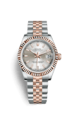 Rolex Datejust 31 Rolesor Everose Fluted / Jubilee / Silver