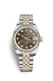 Rolex Datejust 31 Rolesor Yellow Fluted / Jubilee / Black MOP Computer
