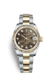 Rolex Datejust 31 Rolesor Yellow Fluted / Oyster / Black MOP Computer