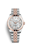 Rolex Datejust 31 Rolesor Everose Domed Diamond / Jubilee / MOP