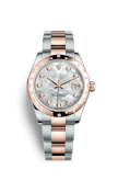 Rolex Datejust 31 Rolesor Everose Domed Diamond / Oyster / MOP