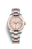 Rolex Datejust 31 Rolesor Everose Domed Diamond / Oyster / Pink Computer