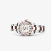 Rolex Lady-Datejust 26 Rolesor Everose Fluted White Oyster