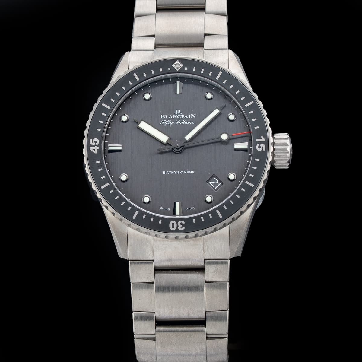 FS: Blancpain Fifty Fathoms Bathyscaphe 5000-1210-98S