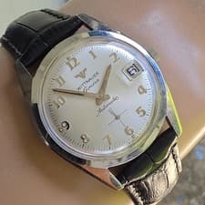 Vintage WITTNAUER Geneve men's automatic watch Date swiss 1960s