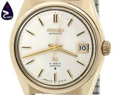 ## GRAND SEIKO 61GS 6145-8000 Hi-Beat Gold Cap Medallion JDM [S1380]