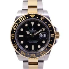 ROLEX GMT-Master II 116713LN Automatic Watch Stainless Steel 18K YG Black