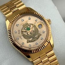 Felca Libya Coat of Arms "Gaddafi Dial" Automatic Ref. 9582-2 Rare Vintage Watch