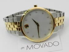 Movado Men's Museum Classic Swiss Automatic Stainless Steel Yellow Pvd Steel